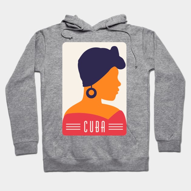 Lady Cuba Stamp Hoodie by MajorCompany